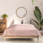 Lines (Blush Pink) Comforter Gallery Image 3