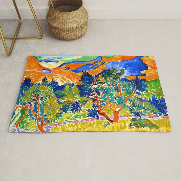 Andre Derain Mountains at Collioure Rug Gallery Image 1