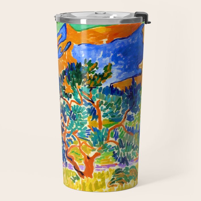 Andre Derain Mountains at Collioure Travel Mug Gallery Image 2