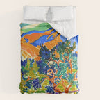 Andre Derain Mountains at Collioure Comforter Gallery Image 6