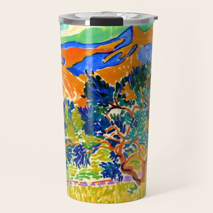 Andre Derain Mountains at Collioure Travel Mug Gallery Image 1
