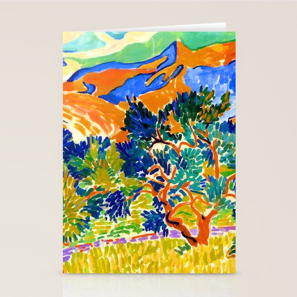 Andre Derain Mountains at Collioure Stationery Card Gallery Image 2