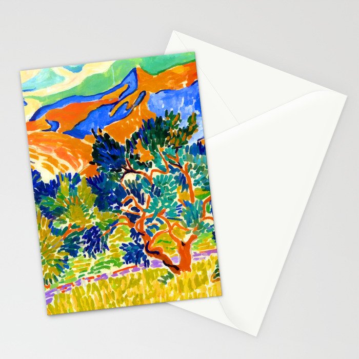 Andre Derain Mountains at Collioure Stationery Card Gallery Image 2