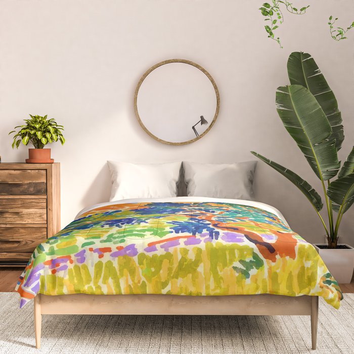 Andre Derain Mountains at Collioure Comforter Gallery Image 3