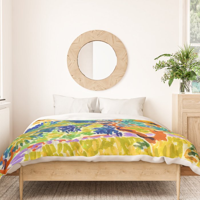 Andre Derain Mountains at Collioure Duvet Cover Gallery Image 3