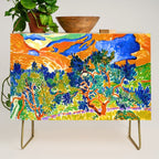 Andre Derain Mountains at Collioure Credenza Gallery Image 1
