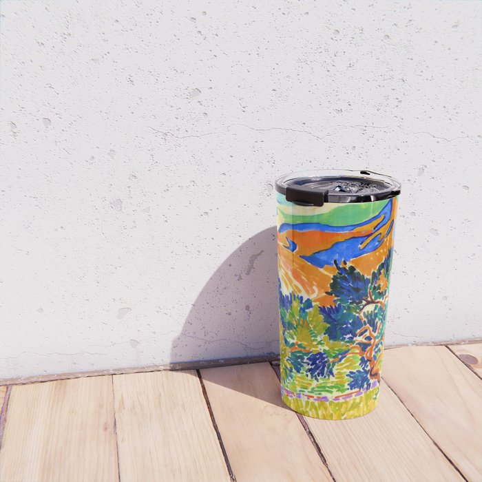 Andre Derain Mountains at Collioure Travel Mug Gallery Image 4