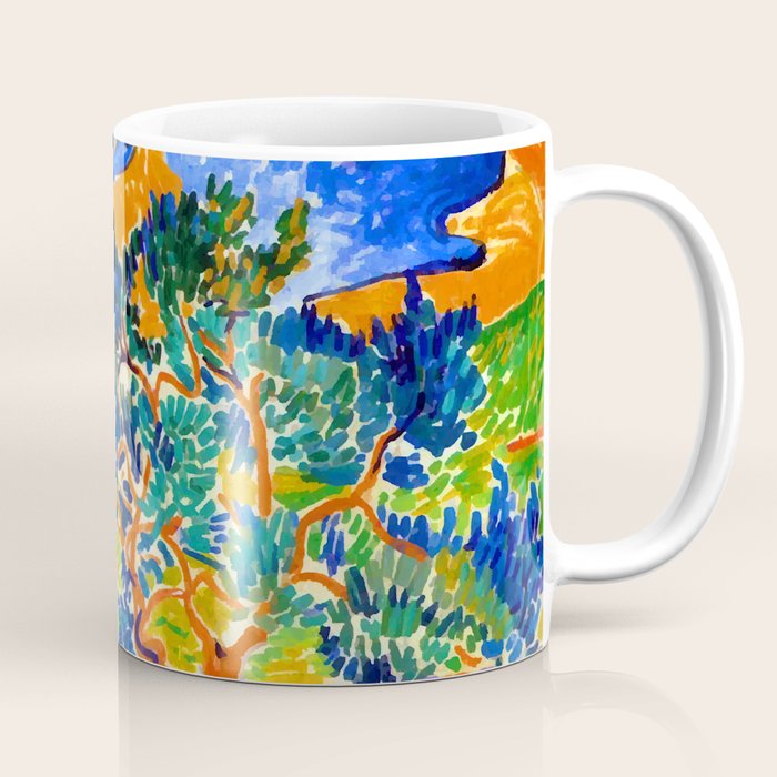 Andre Derain Mountains at Collioure Coffee Mug Gallery Image 1