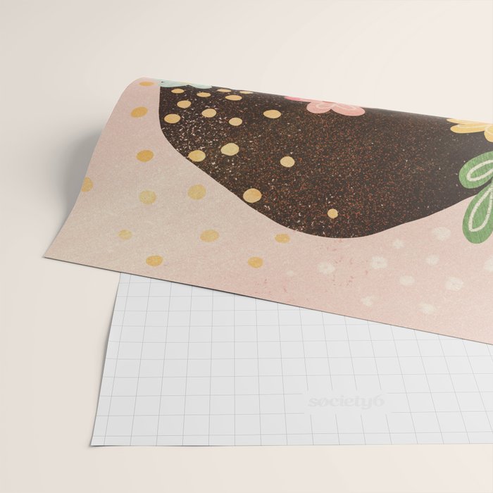 Afro Beauty Queen Wrapping Paper Gallery Image 2