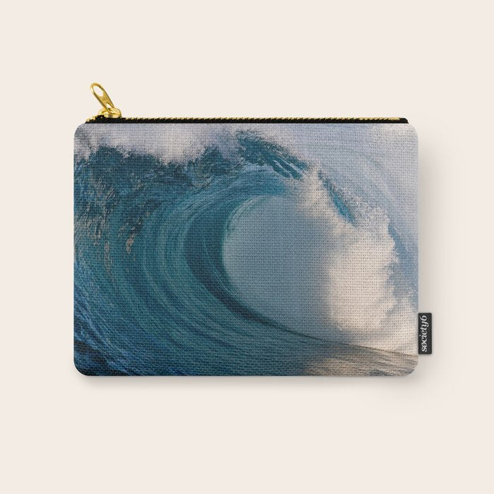 Wedge Morning Barrel ~ Newport Beach CA Carry All Pouch Gallery Image 1