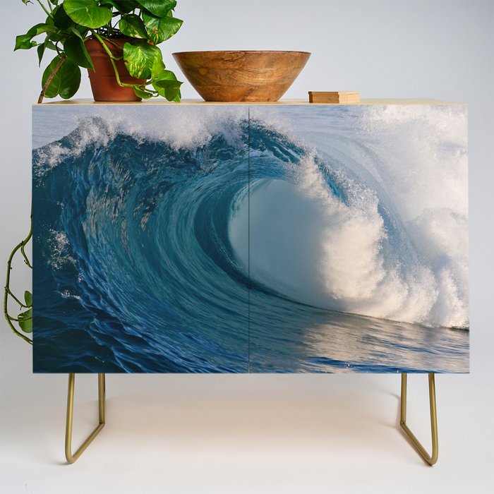 Wedge Morning Barrel ~ Newport Beach CA Credenza Gallery Image 1