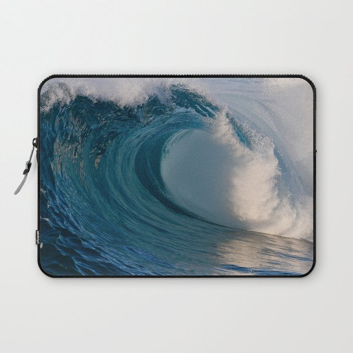 Wedge Morning Barrel ~ Newport Beach CA Laptop Sleeve Gallery Image 1