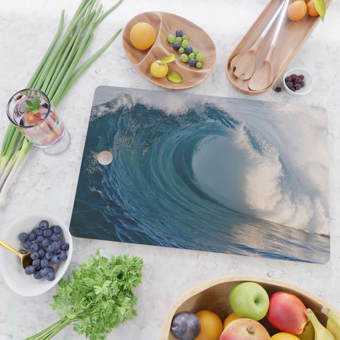 Wedge Morning Barrel ~ Newport Beach CA Cutting Board Gallery Image 2
