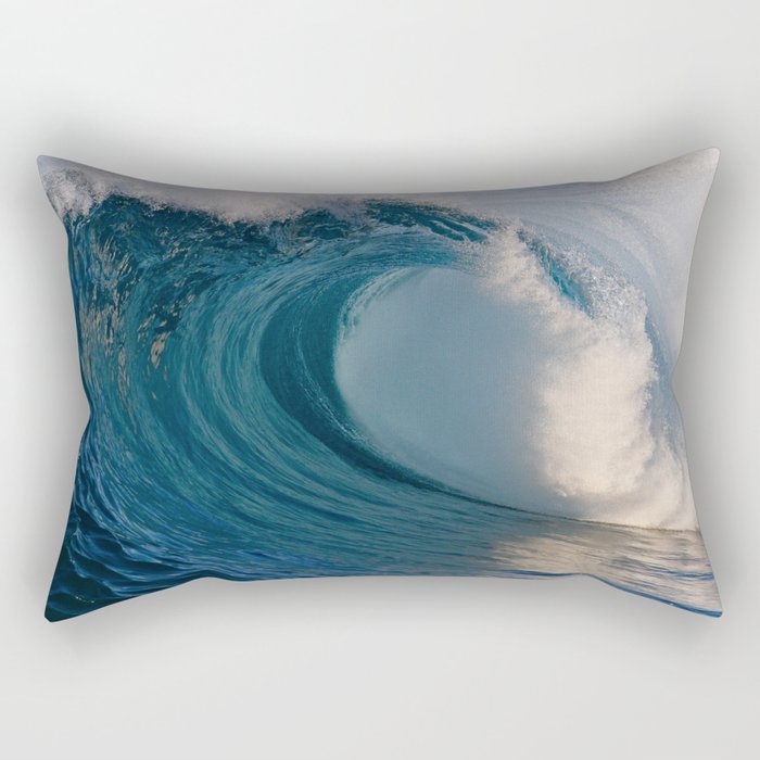 Wedge Morning Barrel ~ Newport Beach CA Rectangular Pillow Gallery Image 2