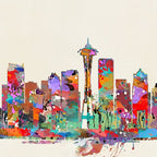 Seattle Washington skyline Coffee Mug Gallery Image 2