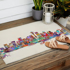 Seattle Washington skyline Outdoor Rug Gallery Image 2