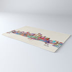Seattle Washington skyline Rug Gallery Image 3