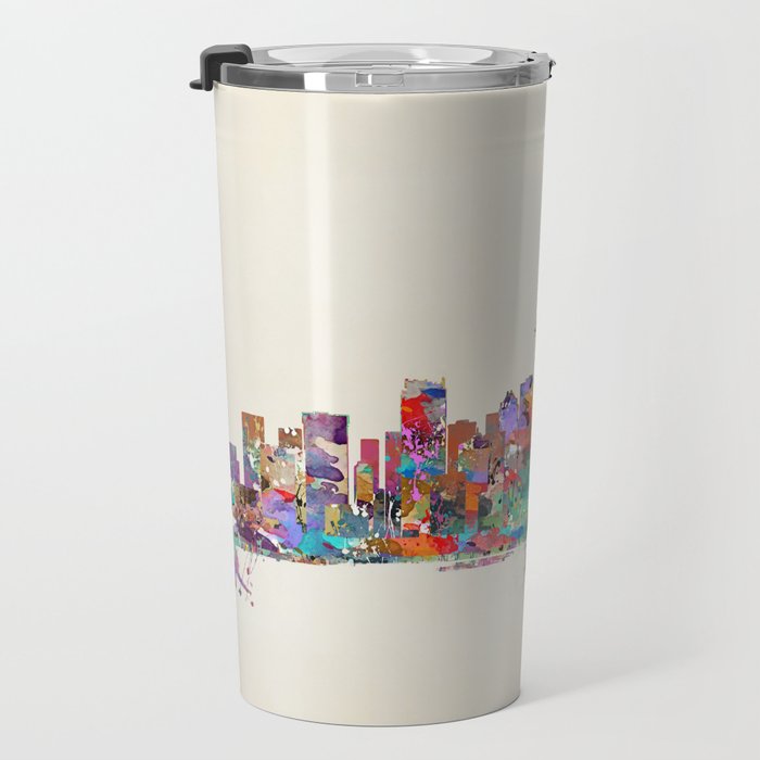 Seattle Washington skyline Travel Mug Gallery Image 3