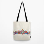 Seattle Washington skyline Tote Bag Gallery Image 2