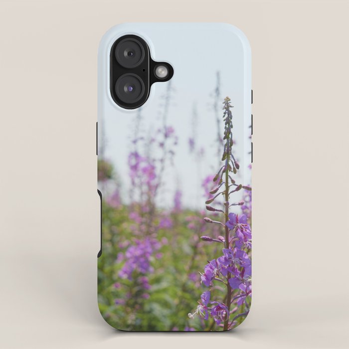 summer wildflowers no. 2 - botanical photograph maine flowers iPhone Case Gallery Image 1