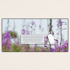 summer wildflowers no. 2 - botanical photograph maine flowers Desk Mat Gallery Image 1