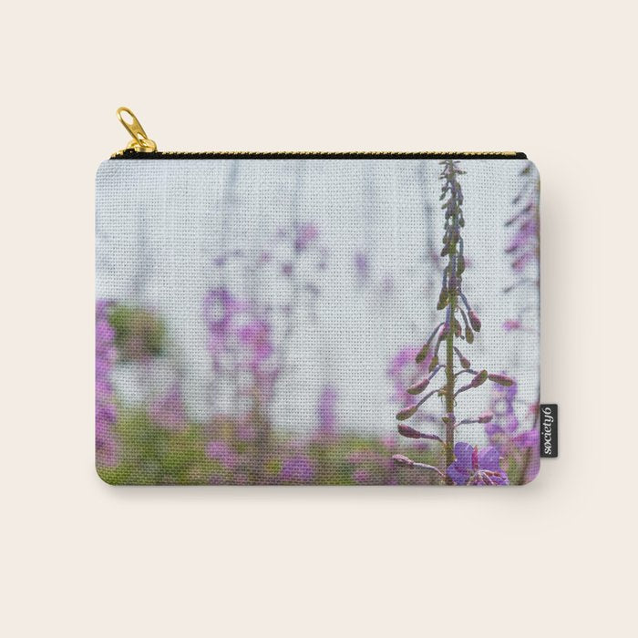 summer wildflowers no. 2 - botanical photograph maine flowers Carry All Pouch Gallery Image 1