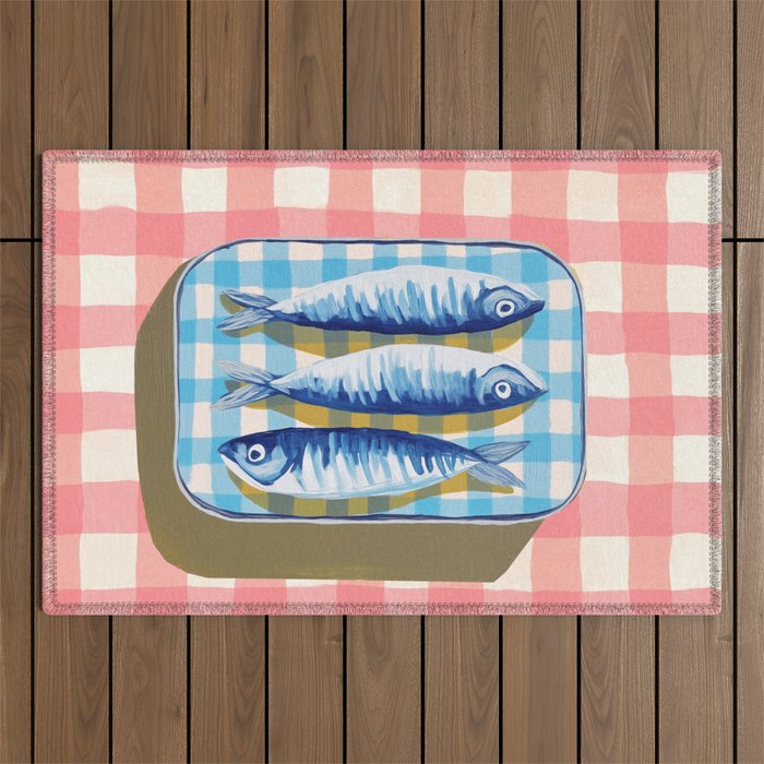 Sardine Picnic Outdoor Rug Gallery Image 1