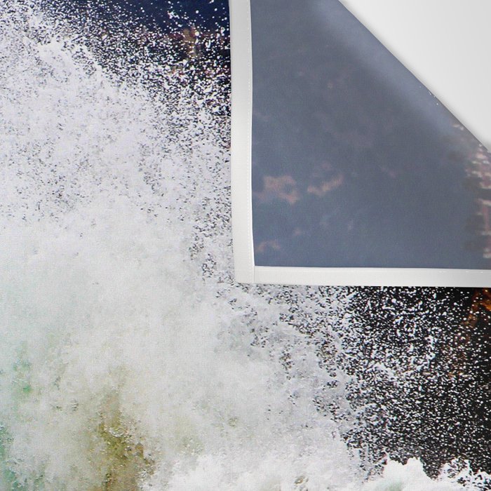 Pinwheel Shore-break Wave -  John Minar Photography  Wall Tapestry Gallery Image 3