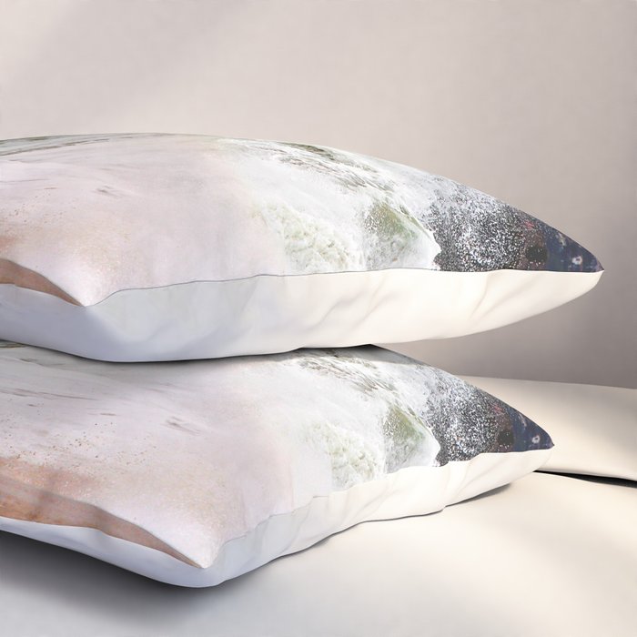 Pinwheel Shore-break Wave -  John Minar Photography  Pillow Sham Gallery Image 3