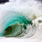 Pinwheel Shore-break Wave -  John Minar Photography  Coffee Mug Gallery Image 2