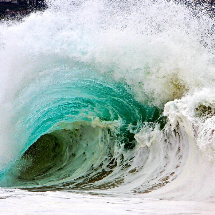 Pinwheel Shore-break Wave -  John Minar Photography  Coffee Mug Gallery Image 2