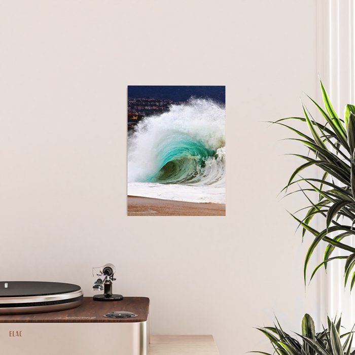 Pinwheel Shore-break Wave -  John Minar Photography  Poster Gallery Image 2