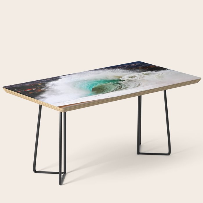 Pinwheel Shore-break Wave -  John Minar Photography  Coffee Table Gallery Image 1
