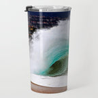 Pinwheel Shore-break Wave -  John Minar Photography  Travel Mug Gallery Image 3