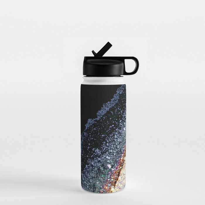 FLAWLESS GREY & GOLD Water Bottle Gallery Image 1