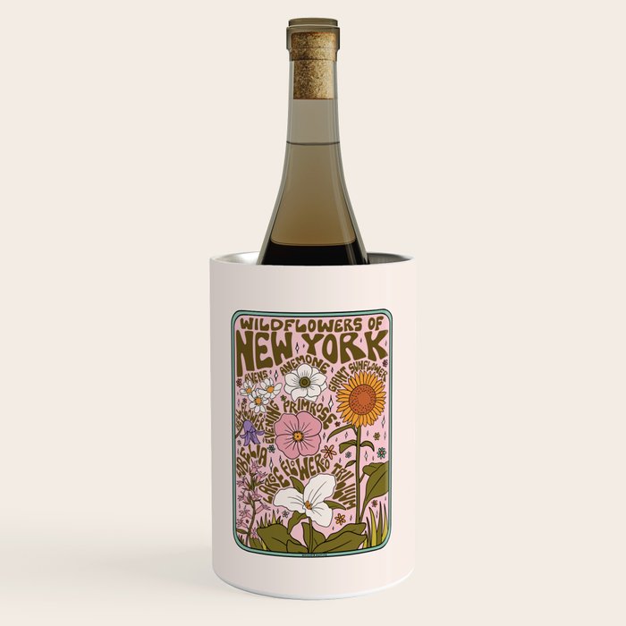 New York Wildflowers Wine Chiller Gallery Image 1