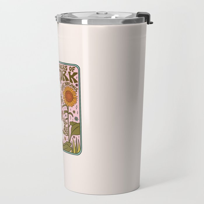 New York Wildflowers Travel Mug Gallery Image 2
