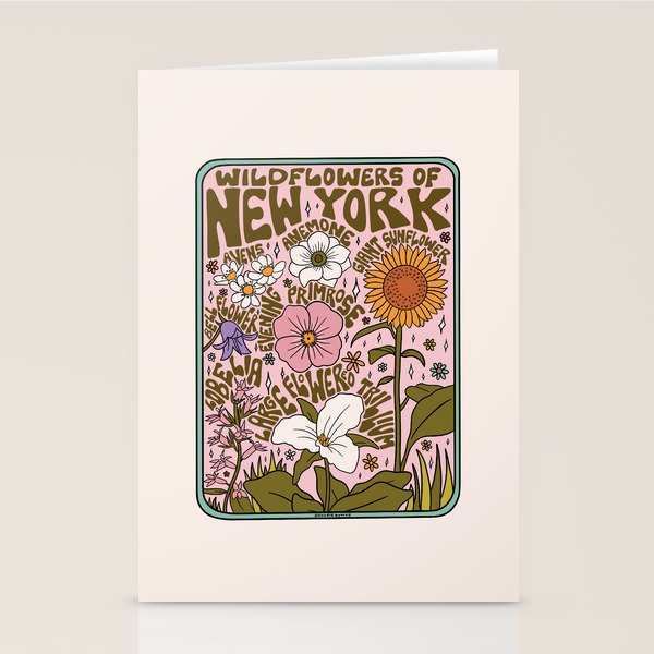 New York Wildflowers Stationery Card Gallery Image 2