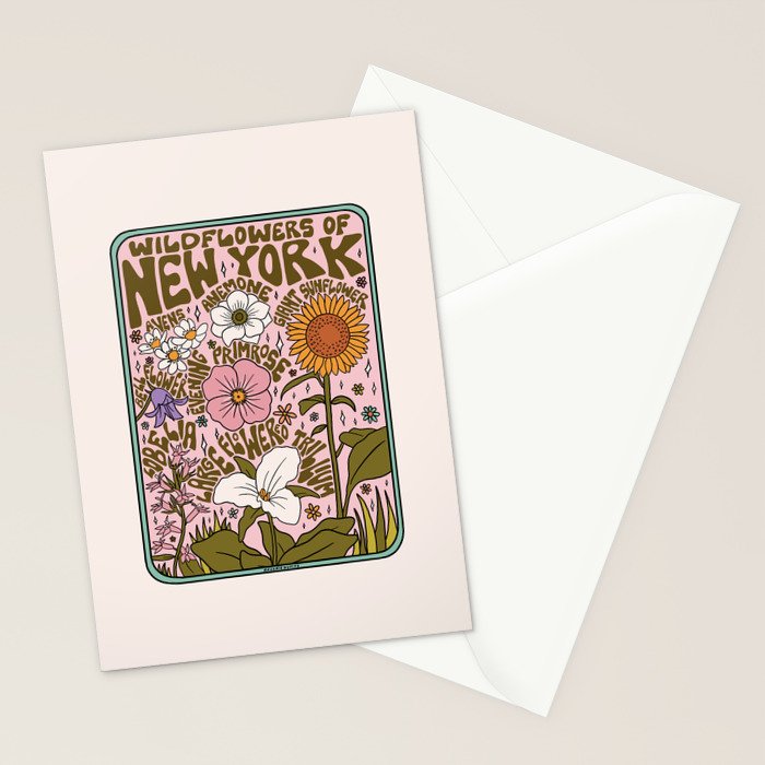 New York Wildflowers Stationery Card Gallery Image 2