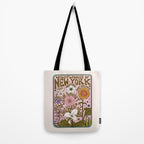 New York Wildflowers Tote Bag Gallery Image 2