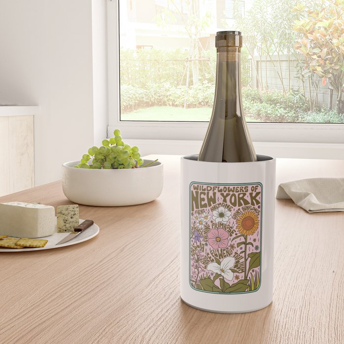 New York Wildflowers Wine Chiller Gallery Image 4