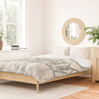 Minimal Line Mountain Beauty II Duvet Cover Gallery Image 2
