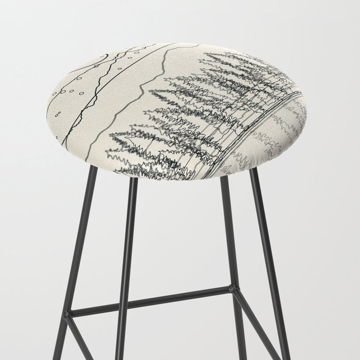 Minimal Line Mountain Beauty II Stool Gallery Image 2