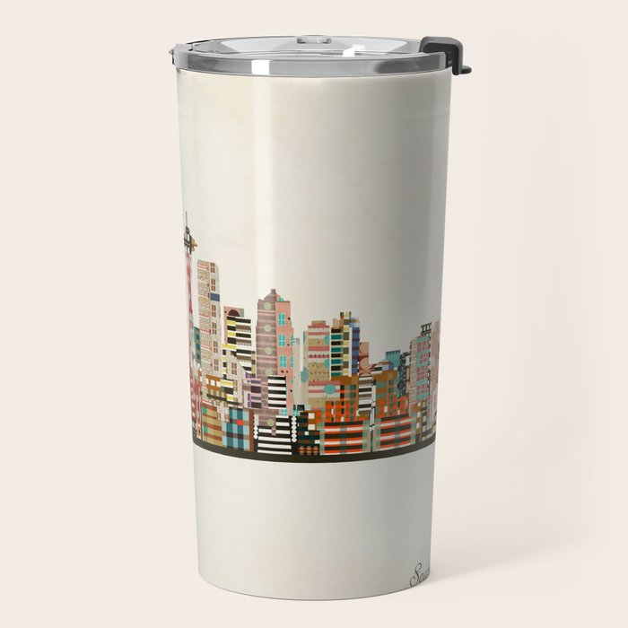 seattle city skyline Travel Mug Gallery Image 2