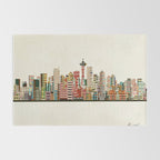 seattle city skyline Rug Gallery Image 2
