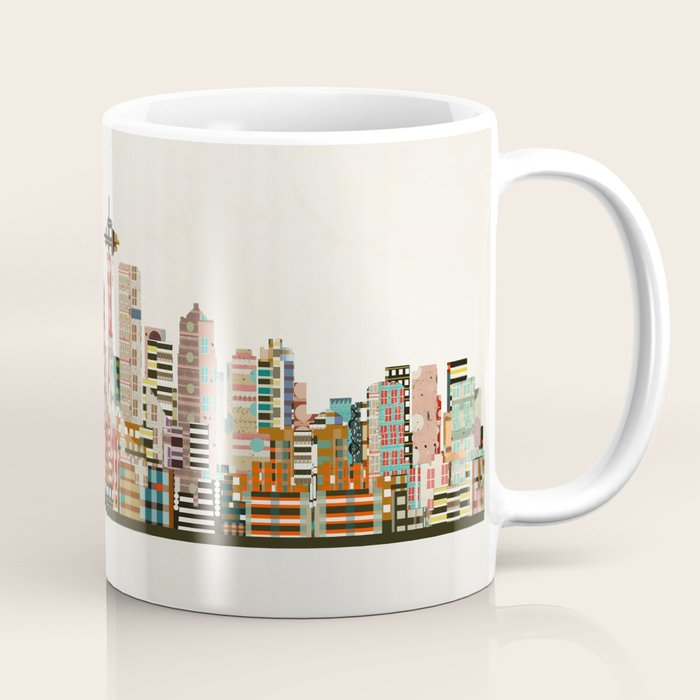 seattle city skyline Coffee Mug Gallery Image 1