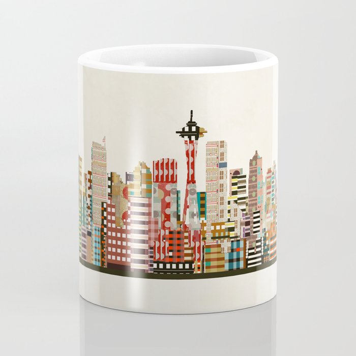seattle city skyline Coffee Mug Gallery Image 4