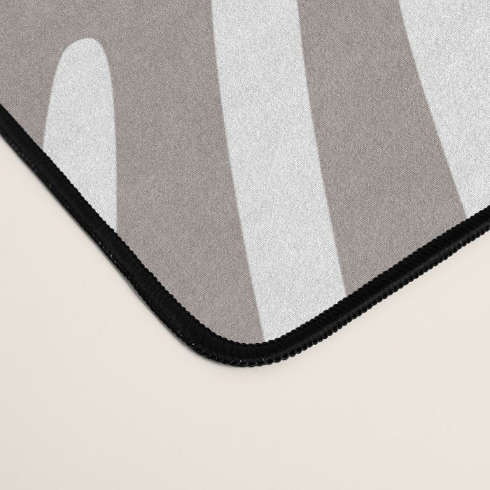 Abstract Herringbone Pattern, Rustic, Light Brown Desk Mat Gallery Image 4