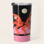 Full Moon Mushroom Dance  Travel Mug Gallery Image 3