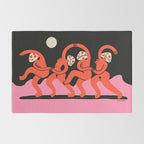 Full Moon Mushroom Dance  Rug Gallery Image 2